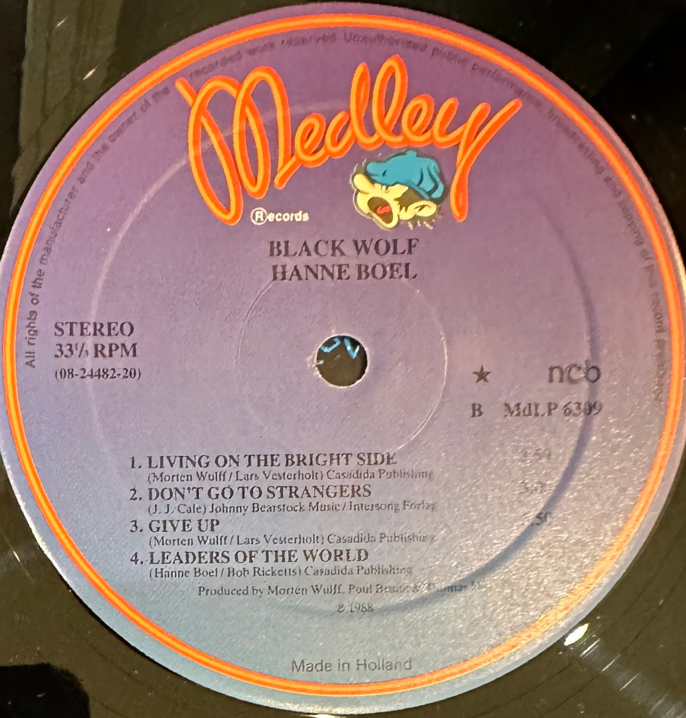 Hanne Boel- Black Wolf (Голландия 1988г.)