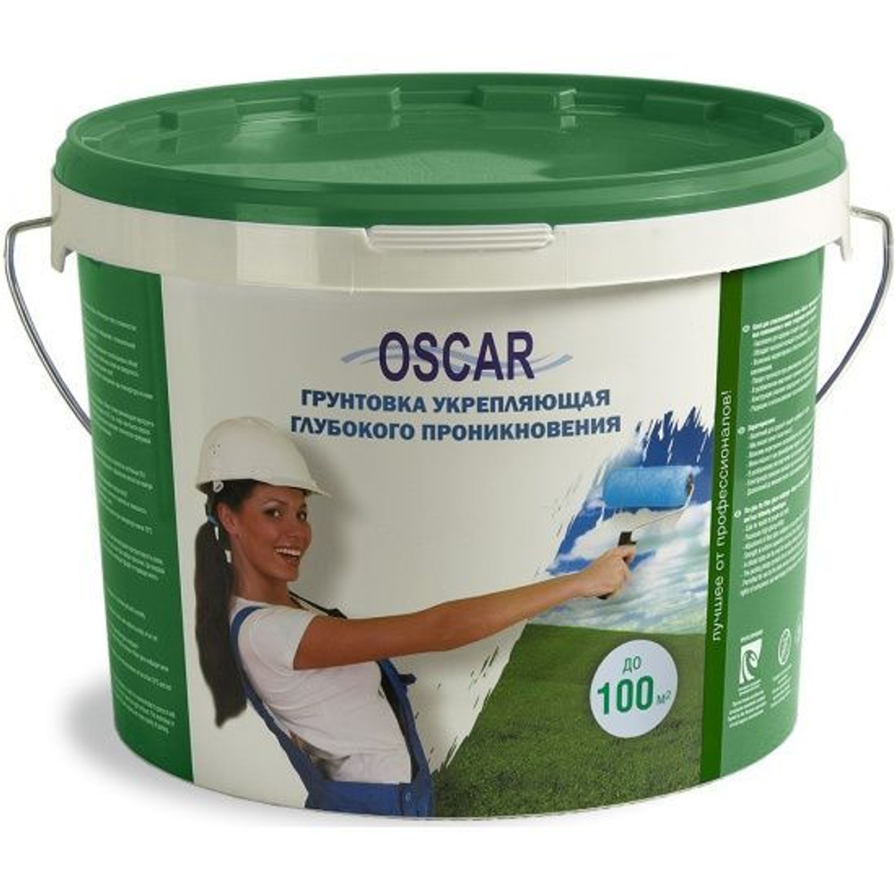 Грунтовка глубокого проникновения для наружных и внутренних работ Oscar, 10 кг