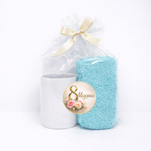 Набор полотенце + кружка