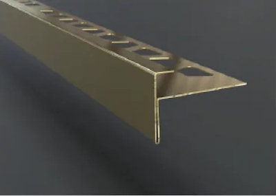 Профиль для защиты ступеней ZSF, нержавеющая сталь полированная