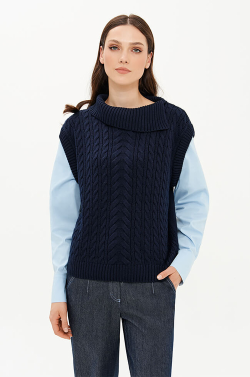 23447 Джемпер женский (синий)