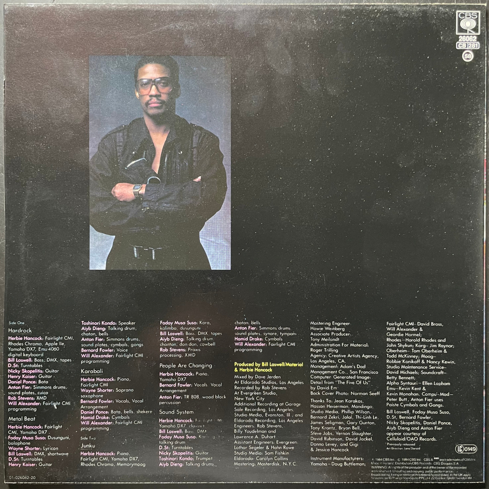 Herbie Hancock ‎– Sound-System (Голландия 1984г.)