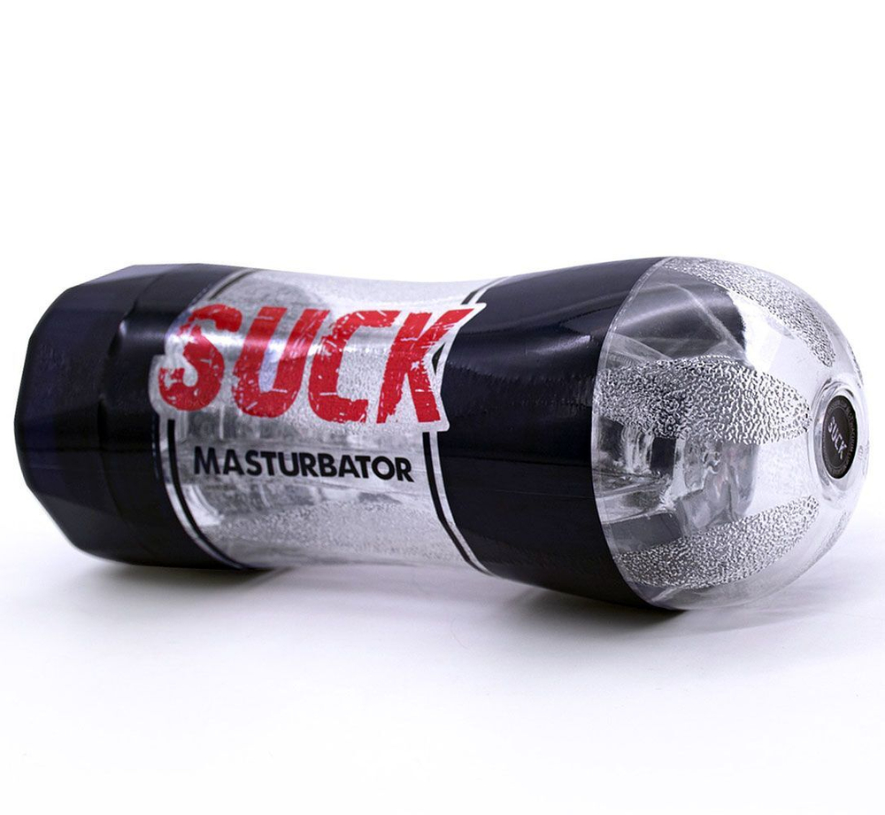 Прозрачный мастурбатор-вагина Suck (Цвет: прозрачный)