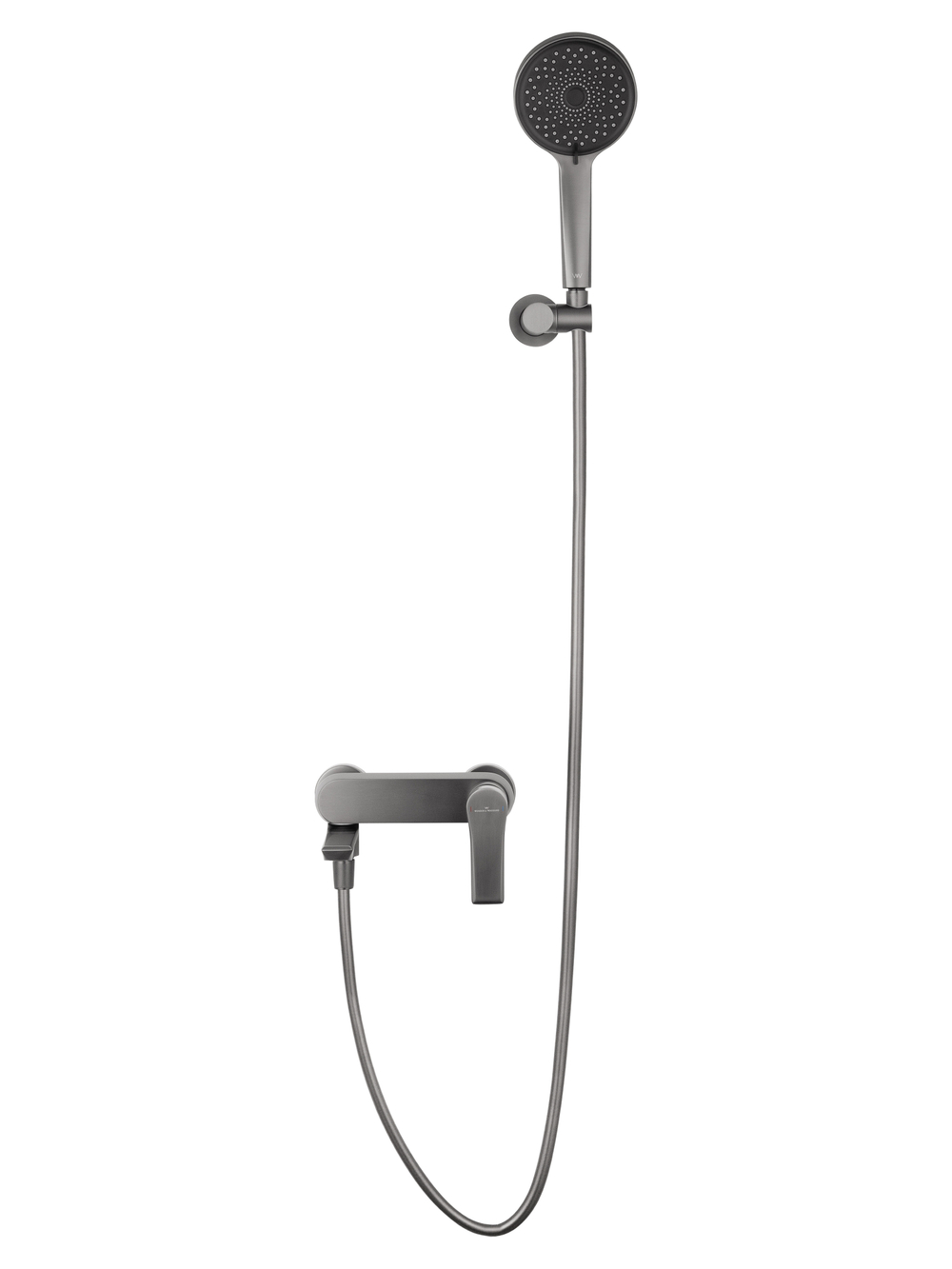 Смеситель для ванны с душем WONZON & WOGHAND BRILLIANT, Темный графит (WW-88037079-BGM)