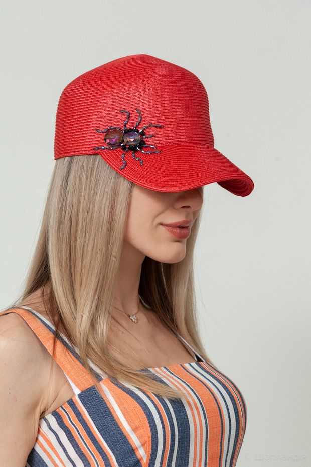 VKS-150 Кепка (Светло-бежевый / 57-58 / 30х30х6 / б/р / Соломка/шелк / 0.3)