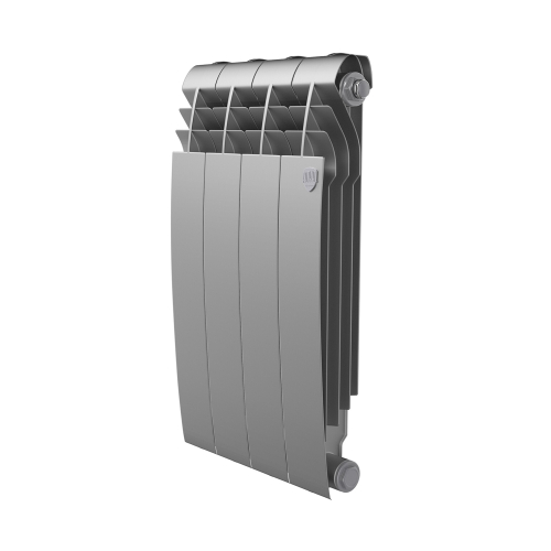 Радиатор биметаллический Royal Thermo BILINER B 500 Серебристый - 4 секц.
