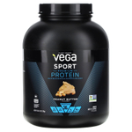 Vega, Sport, растительный протеин премиального качества, арахисовая паста, 1,93 кг (4 фунта, 4,1 унции)