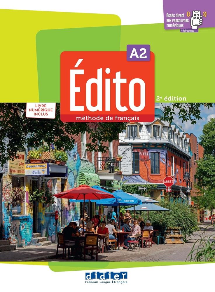 Edito A2 - edition 2022-2024 - Livre + numerique inclus