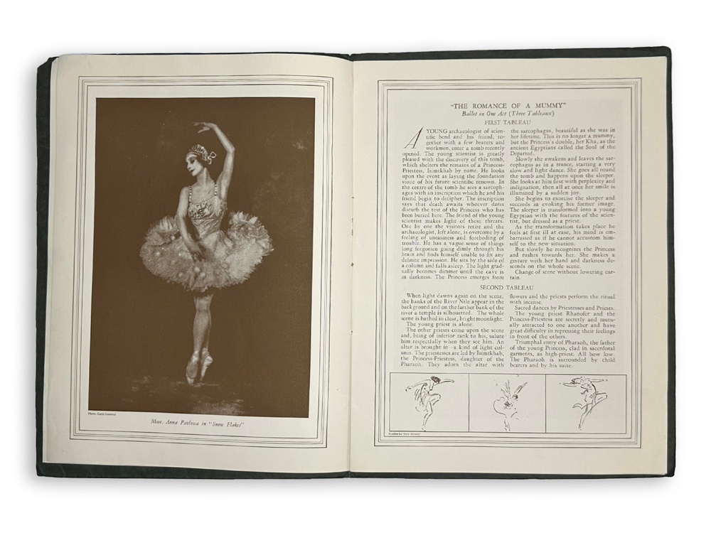 Анна Павлова. Программа балетных выступлений труппы А. Павловой в США в 1924-1925 гг.