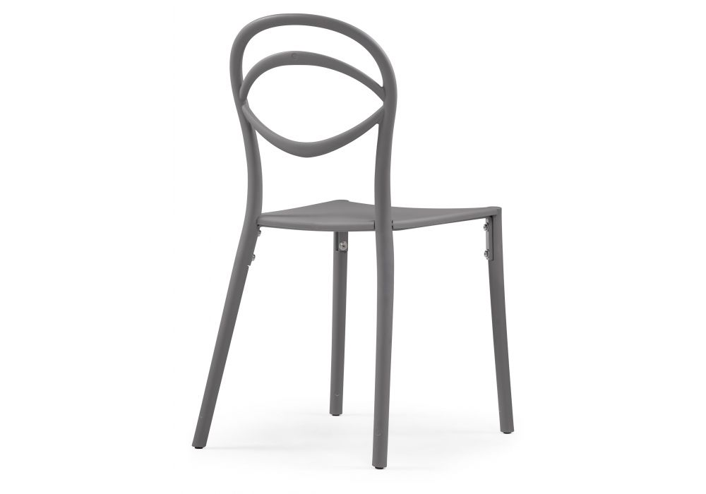 Пластиковый стул Simple gray