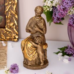 Статуэтка Мама с детьми Бронза