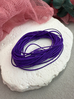 Шнур для плетения браслетов 0,8 мм, Темно-фиолетовый (5 м)