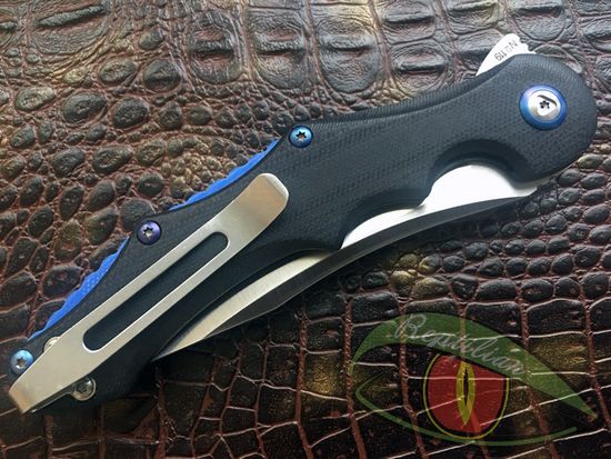 Складной нож Reptilian Рейв-01 c клинком из стали 9Cr18MoV, рукоять G10