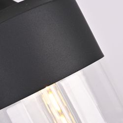 Подвесной светильник NORD A D18 Black/Transparent