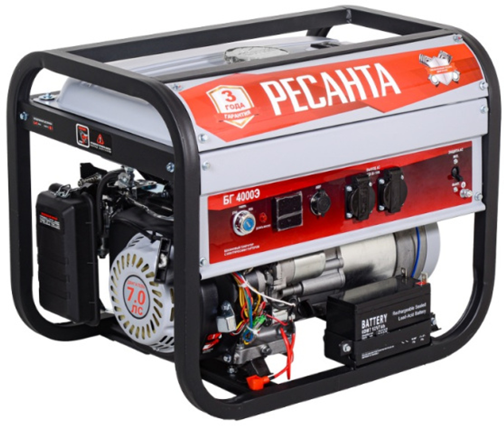 Генератор бензиновый Ресанта БГ 4000 Э