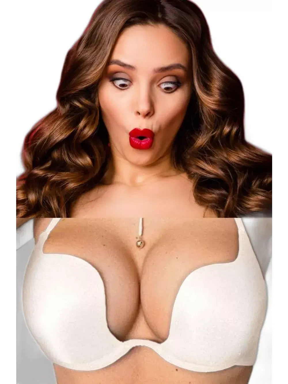 Франзуская модель Бюстгальтера открытой спины декольте пушап
