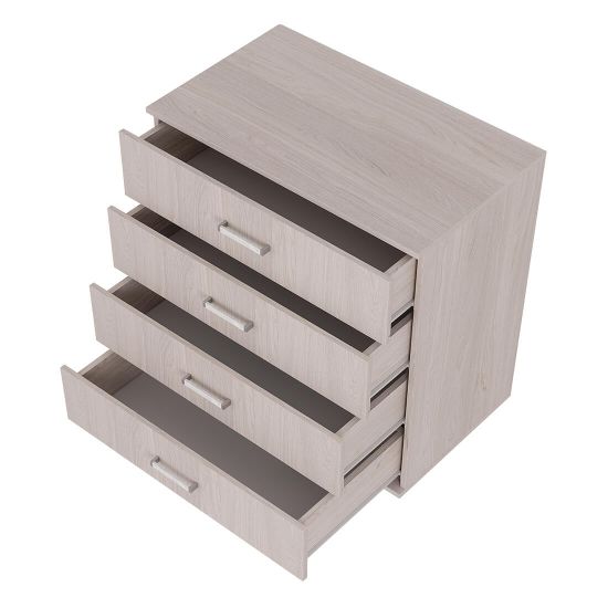 Комод БЕЛЛА КМ-02 ясень белый (802*872*470) /1/