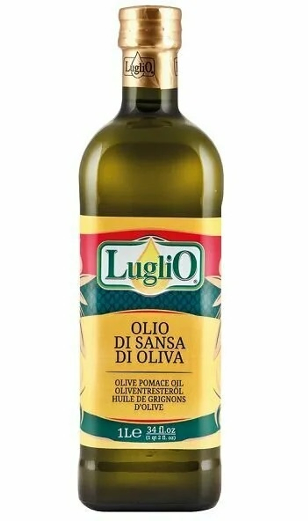 Оливковое масло Luglio рафинированное , 1л, Италия