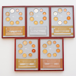 Netherlands 1999 - 2003 Prooflike Coin Sets