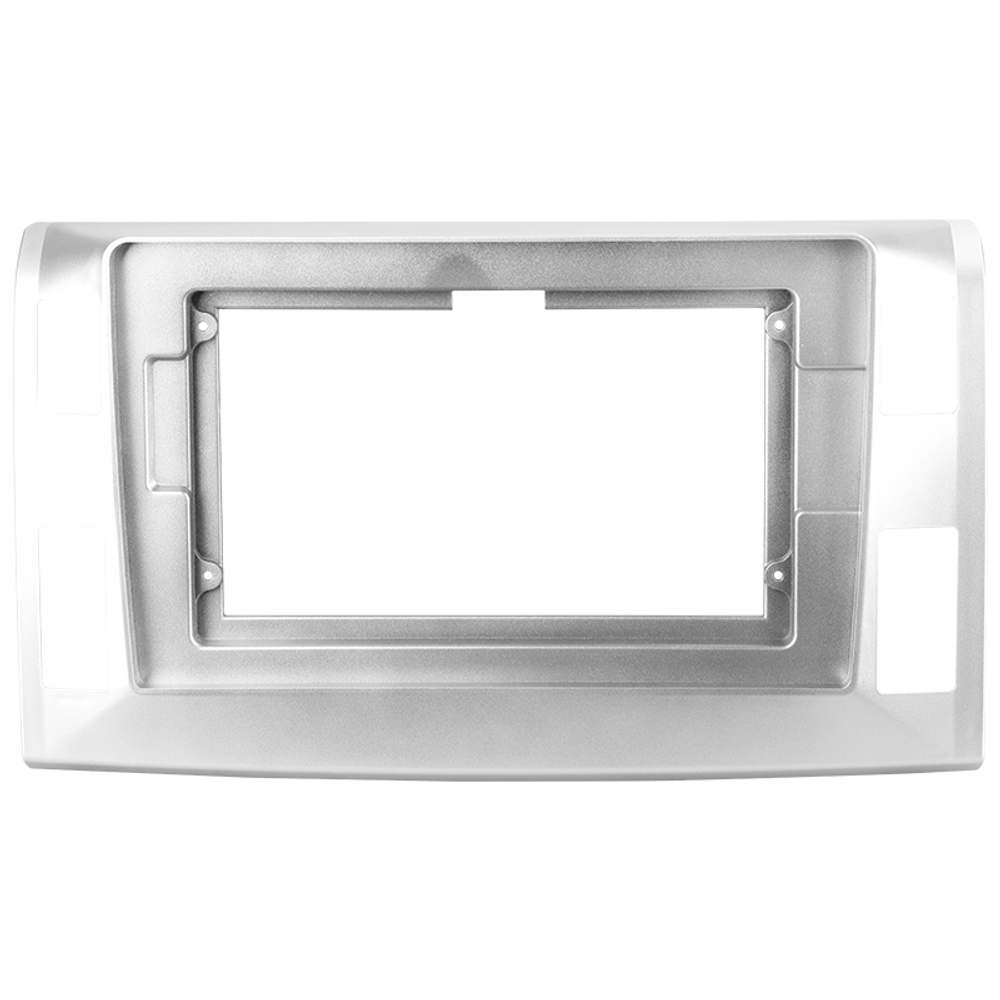 Комплект рамки с разъёмами 10" Toyota Estima 2006-2016 без 360 серая (выпуклая) - Car-Smart 9574