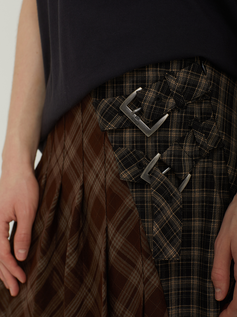 Юбка Kya Plaid Asymmetric