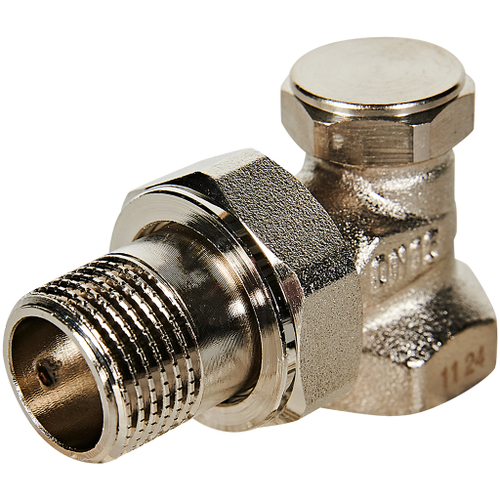 Клапан запорно-балансировочный ROMMER угловой 1/2 6127