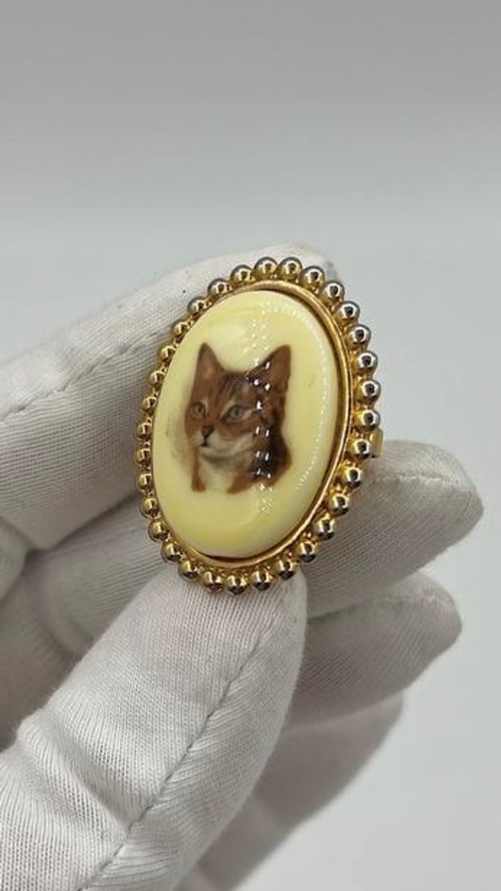 Накладка на пуговицу Кот NONY