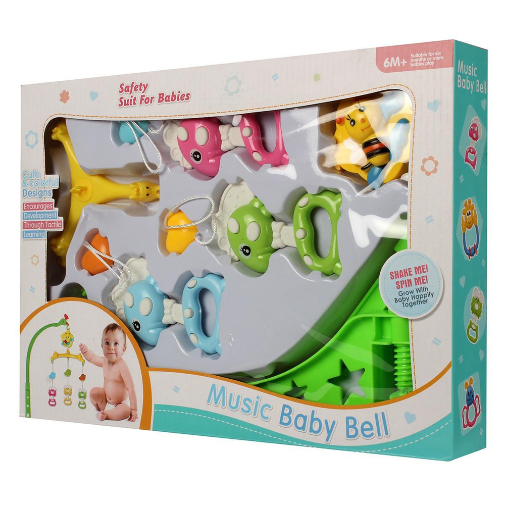 Мобиль заводной Жирафы, коробка 2216