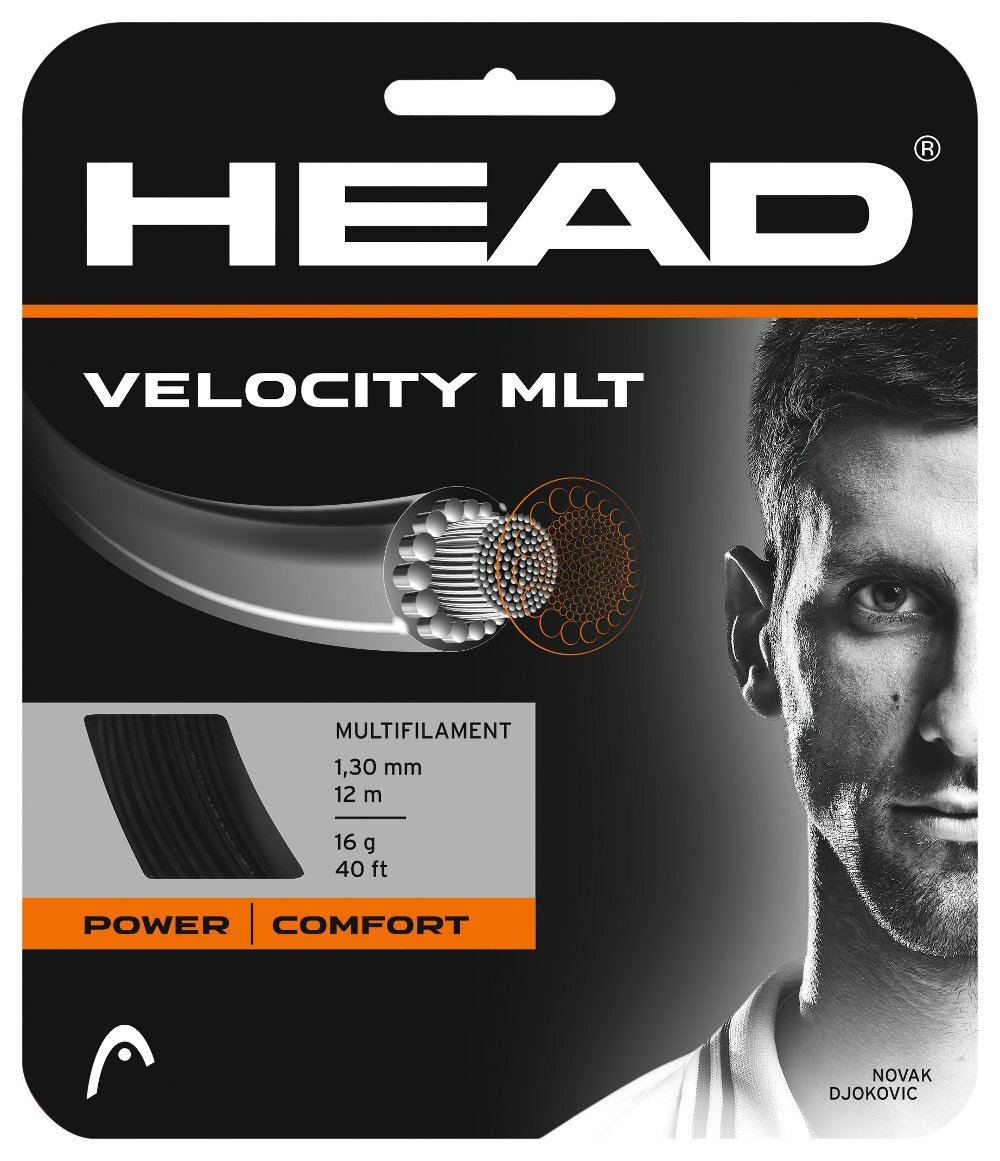 Теннисные струны Head Velocity MLT (12 m) - черный