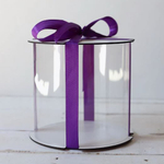 Упаковка для торта ТУБУС ПРЕМИУМ d-14 h-13 см (ЛХДФ БЕЛЫЙ)