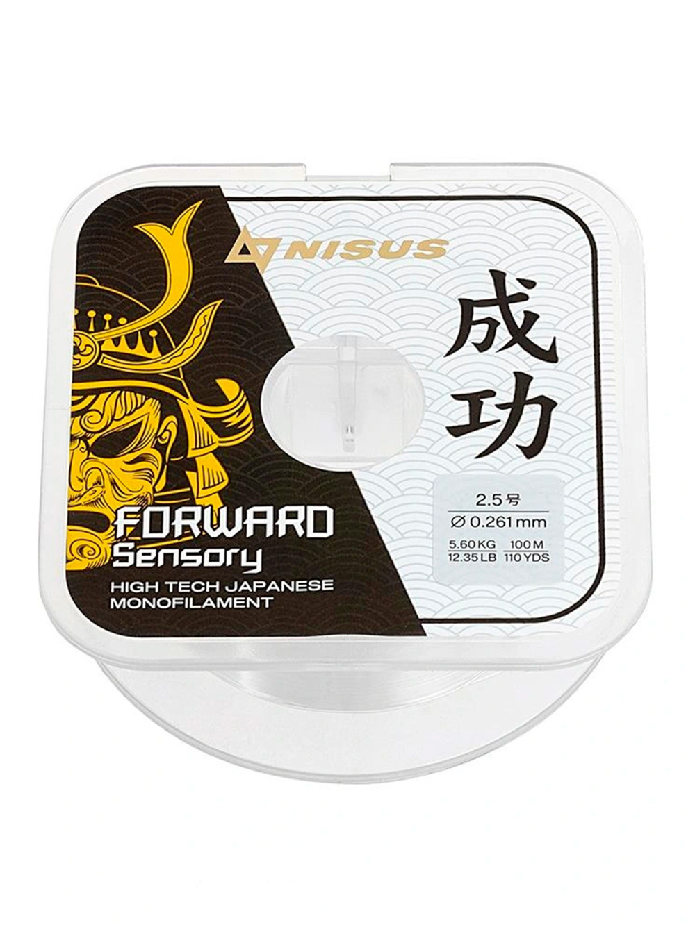 Леска для рыбалки Nisus FORWARD Sensory Nylon Transparent 0,261mm/100m (N-FS-0261-100)