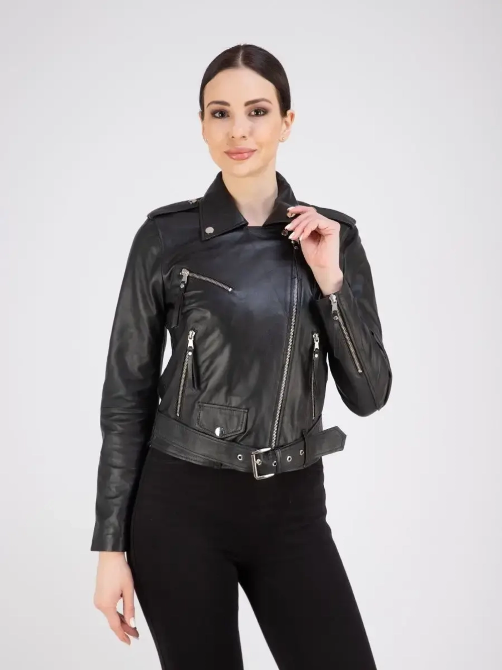 Косуха кожаная из натуральной кожи Турция