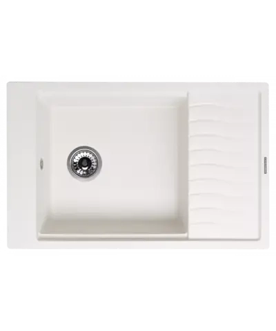 Кухонная мойка Kuppersberg MILA 1B1D WHITE ALABASTER