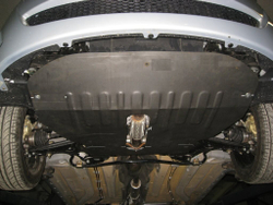 Защита картера и КПП (сталь 2 мм) для Chery Bonus A13 2011-2016 (V - 1.5), Chery Very A13 2011-2014 (V - 1.5) Alfeco.ALF0210st