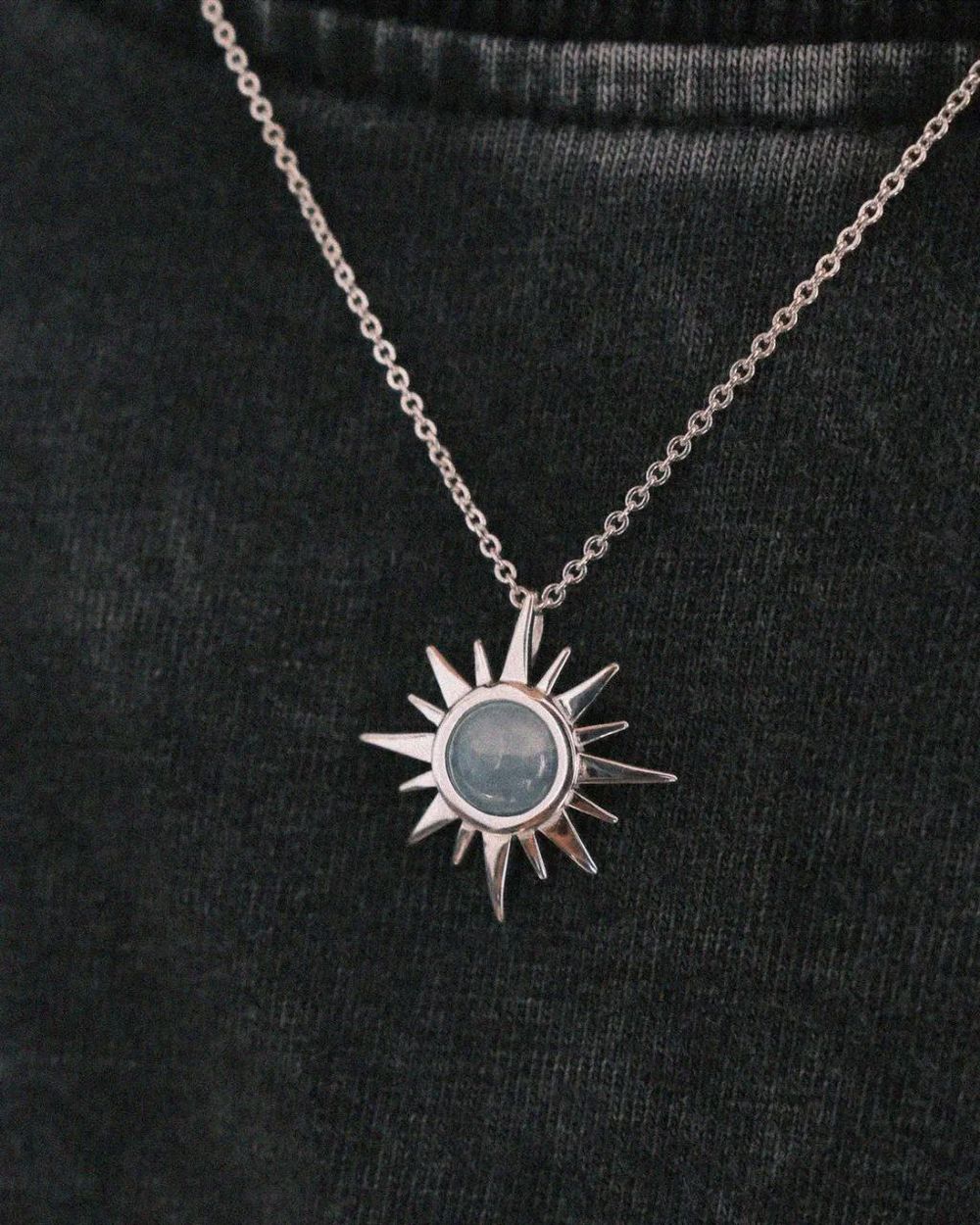 Подвеска Polar с аквамарином