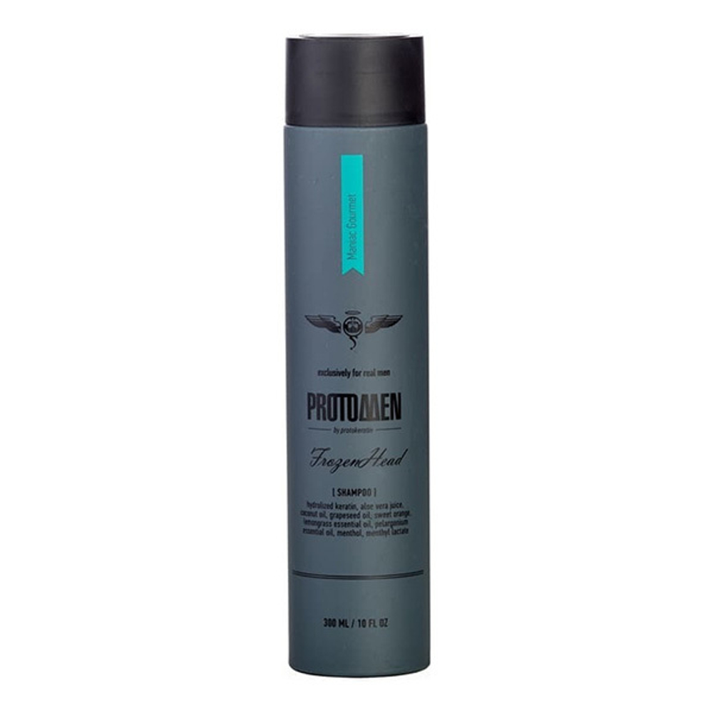 Мужской крио-шампунь для душа Protokeratin Frozen Head Shampoo 300мл