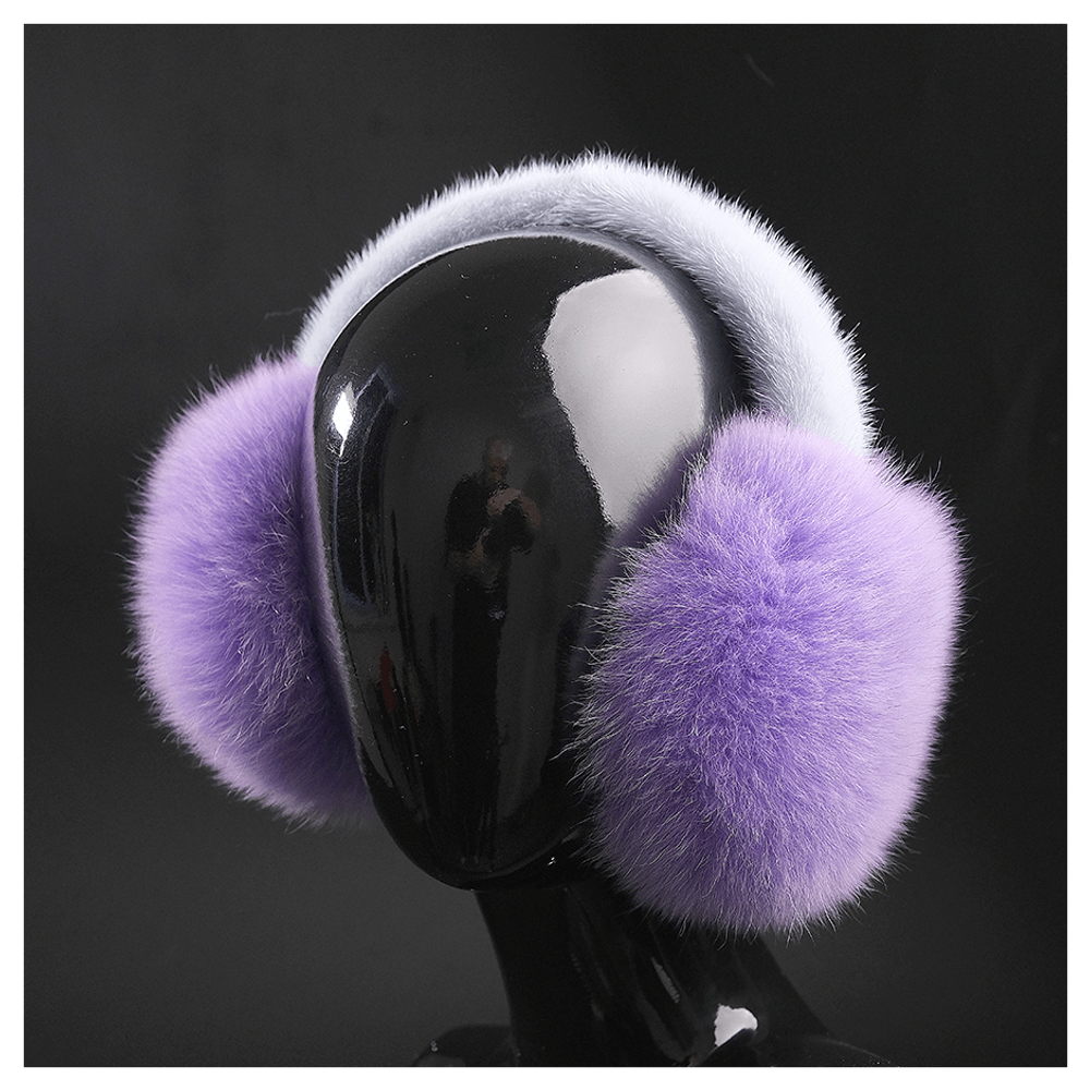 Наушники из меха песца «Полярная лиса»