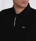 Поло BRANDED PLACKET Tommy Jeans - черный(DM0DM17701)