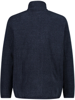 Толстовка флисовая CMP Men's jacquard Knit-Tech fleece with rhombus motif, артикул 38H2237, цвет BLUE-ICE (42NM)