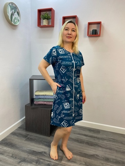 Халат женский "Надин К.П" ХК-126 молния (ТрикТекс)