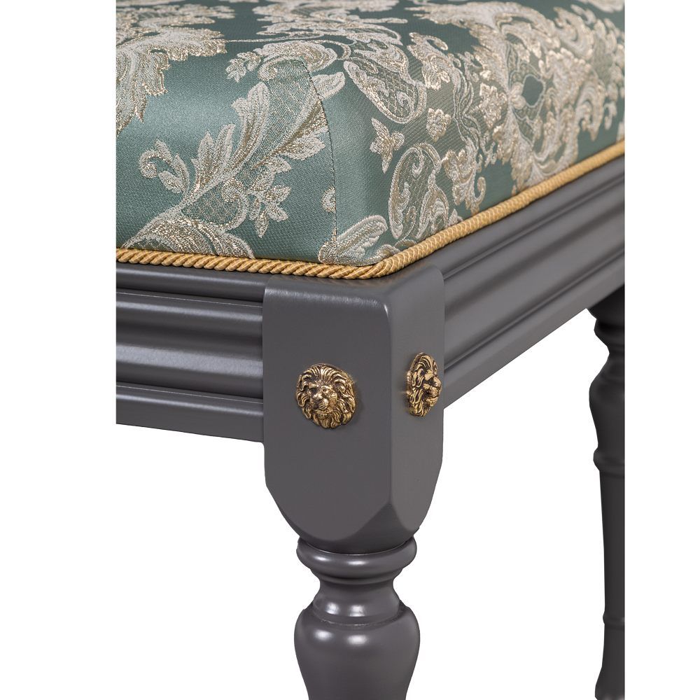 Банкетка Классика 2 Серый Каледония Минт