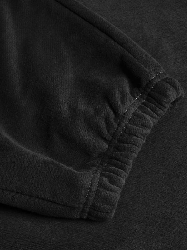 Брюки Logo оверсайз темно-серые - фото 4