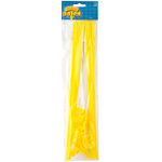 Держатель для шара Набор 10 шт Палочка + Розетка 38 см (Желтый)