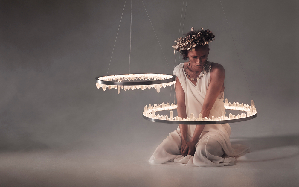 Pendant design lamp  Prometheus I by Christopher Boots D40