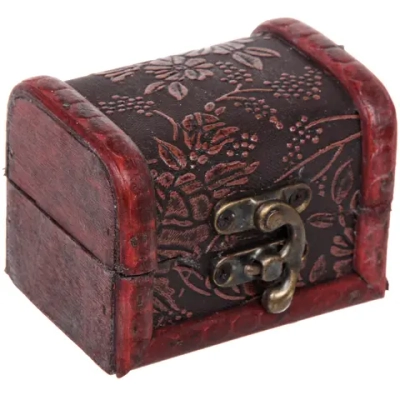 Сундук - шкатулка из дерева «KOLISTA», цвет как на фото, 8*6*6см (упаковка коробка)