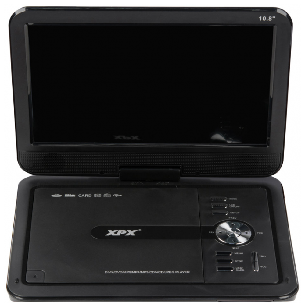 Портативный DVD плеер 10,8 дюйма XPX EA-1028 c TV/FM/Game