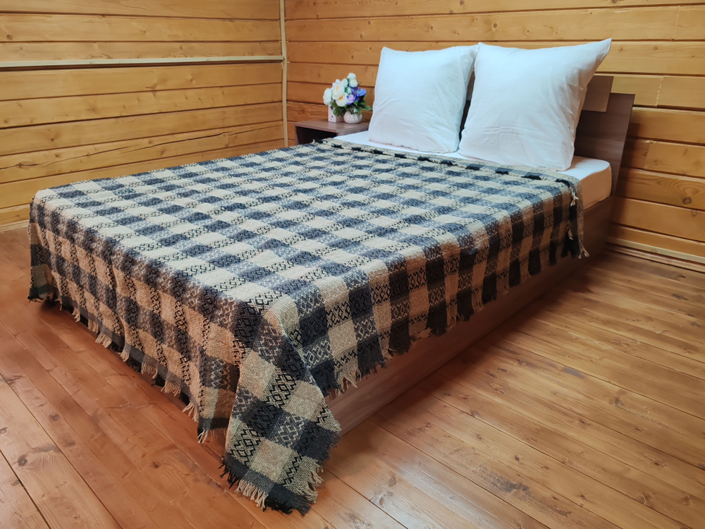 Плед, клетчатый, евро, 210х240 см, ПАН