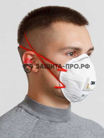 Респиратор 3M 8132, FFP3, с клапаном выдоха