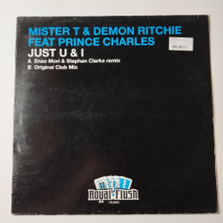 Винтажная виниловая пластинка LP Mister T and Demon Ritchie Feat Prince Charles Just U and I (France 2006) 45 RPM