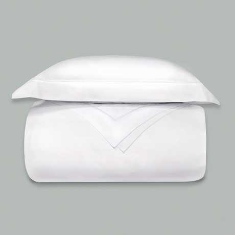 Постельное белье 1.5 спальное Сlaire Batiste Frau Smeraldo белое